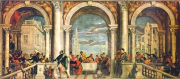 パオロ・ヴェロネーゼ Painting - レヴィ家の饗宴 ルネッサンス パオロ・ヴェロネーゼ
